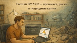 Pantum BM2302 — прошивка, риски и подводные камни
