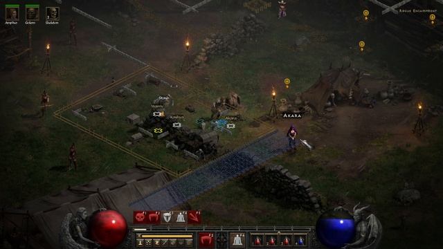 Diablo II: Resurrected. Некромант. Часть 1, поиска Каина.