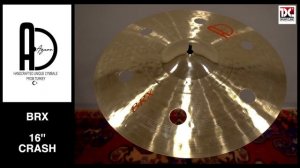 AGEAN Cymbals BRX, Crash 16