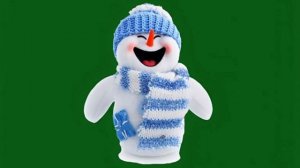 Снеговик хохочет хромакей