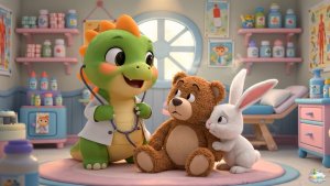 Доктор Тоша — песенка для малышей про врача | Динозаврик Тоша