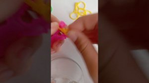 как делать апельсин из резиночек на рогатке для новичков 🥰🥰😍😍