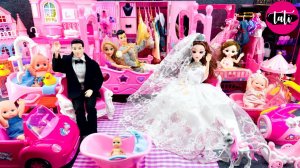 Играем в игрушки из мультика принцесса кукла Барби. Мультфильм для детей. ASMR АСМР