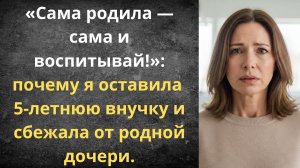 Ушла к дочери и горько пожалела | Истории из жизни