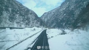 White Winter Ride in Nagano HDR - Calm Piano + Natural Ambience