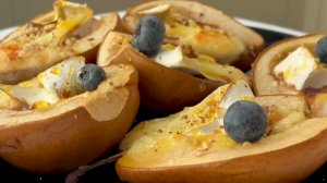 Запеченные груши с камамбером - рецепт на Eda.video