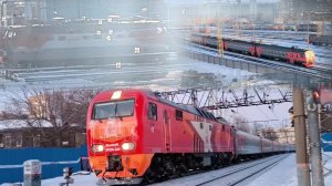 Маневры с ЧС2т, ныне Нижнетагильская электричка и «победа коллада» на станции Самара
