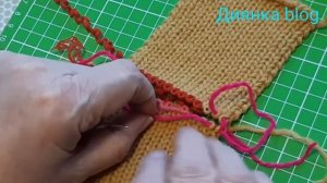 Горизонтальный трикотажный шов по открытым петлям. Подробный МК.