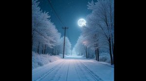 Красиво белые снежинки.  Третий  вариант