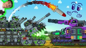 Сухопутный Крейсер vs Токсичный КВ-54 - Реакция на HomeAnimations - Мультики Танки Геранд Анимация