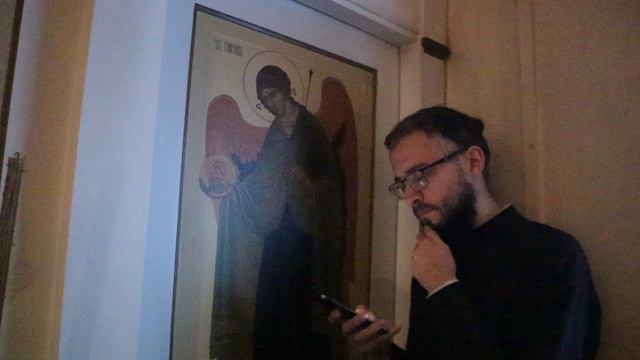 Фрагмент службы чтения Великого покаянного канона Андрея Критского. Понедельник, 23 февраля 2026 г.