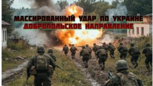 Новости СВО Сегодня-Массированный удар по Украине Добропольское Славянское   направление