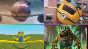 МУЛЬТИКИ НА ПЕРЕПОЛОХ: МИНЬОНЫ ПРОТИВ ЗАРАЖЁННОГО НЕБА и ЧУДИЩ! 👶💥