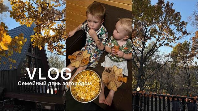 СЕМЕЙНЫЙ ДЕНЬ ЗА ГОРОДОМ - VLOG смотреть онлайн