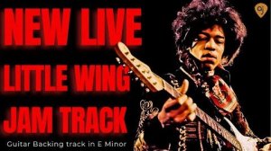 LIVE Jimi Hendrix Little Wing Jam ｜ Guitar Backing Track (E Minor)