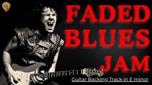 Faded Blues Guitar Jam Track in C Minor  ｜ Gary Moore Style Guitar Backing Track
