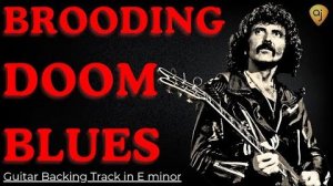 Slow & Heavy Jam Track ｜ Black Sabbath Style Guitar Backing Track in E Minor  (DRY MIX)