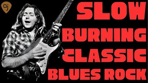 Slow Burning Classic Blues Rock Jam ｜ Guitar Backing Track (G Minor) смотреть онлайн
