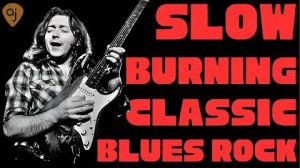 Slow Burning Classic Blues Rock Jam ｜ Guitar Backing Track (G Minor)