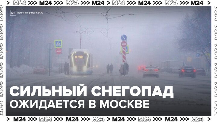 Сильный снегопад ожидается в Москве в ночь на 24 февраля - Москва 24 смотреть онлайн