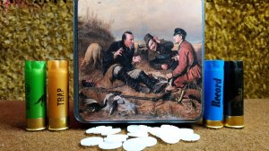 Однострельные гильзы и хрустики.