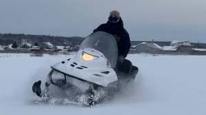 Выезд выходного дня на снегоходах тайга варяг и Polaris lx 500