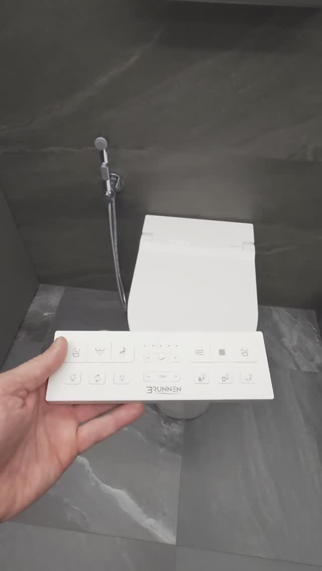 Умный унитаз-биде Brunnen / Ремонт квартир в Кемерово