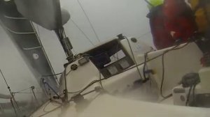 Встречаем шквал 17 м/с. Парусная регата Муху-Вяйн 2017.