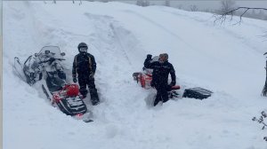 10.01.2021 Поездка Кемерово - Центральный на снегоходах Lynx, Ski-doo, Polaris