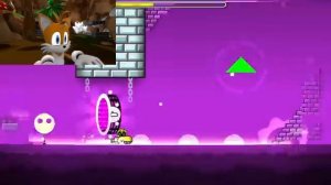 Tails plays - GEOMETRY DASH_ Meltdown !!!