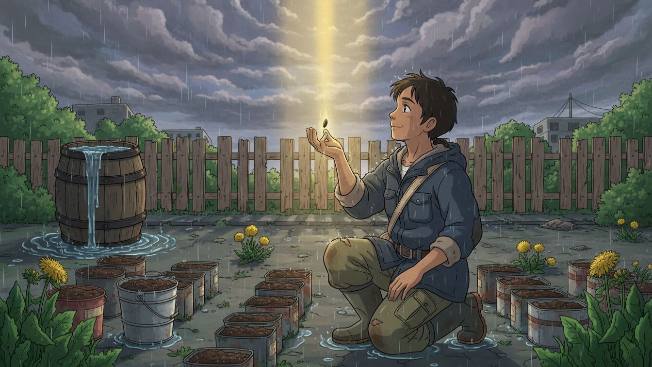 Сбор Дождевой Воды и Посадка Семян 🌱 Весна Возвращается в Пустой Мир | Гибли Атмосфера