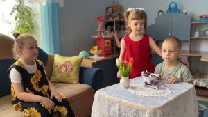МБДОУ ЦРР - детский сад 7 «Ромашка», группа «Фиалочка», 5-6 лет, Драматизация, А. Барто «Помощница»