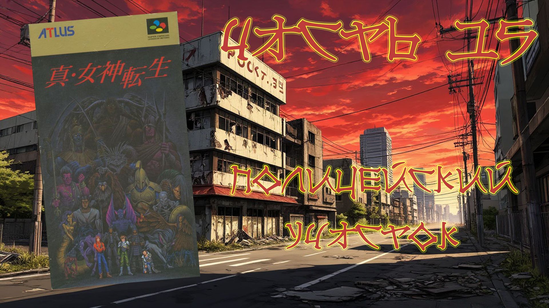 Shin Megami Tensei (SNES, 1992) - Часть 15: Полицейский участок