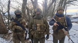 ❗️🇷🇺⚡️Бойцы группировки ЦЕНТР поздравляют с Днём Защитника Отечества всех причастных!