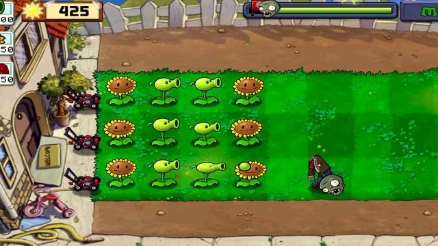 Plant vs Zombies Mobile - 1 смотреть онлайн