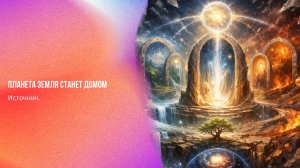 Источник. Планета Земля станет домом | Ченнелинг Numerorum