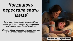 Когда дочь перестала звать мама