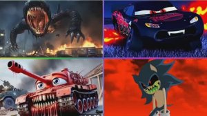 ЗАРАЖЁННОЕ НЕБО vs ТАНК МАККУИН vs ЗОМБИ‑МАККУИН vs БЫСТРЫЙ СОНИК!