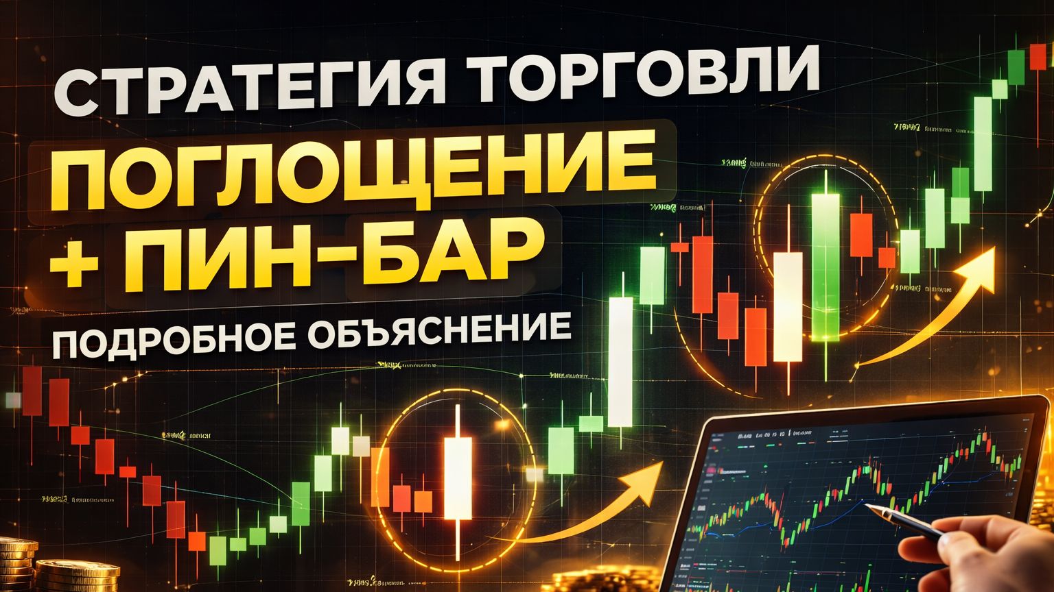 Стратегия торговли Поглощение + Пин-бар - подробное объяснение