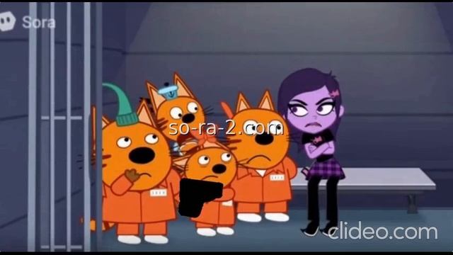 Три кота но эпизод доделало ИИ: Похищение 4 кота