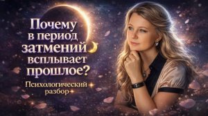 Почему в период затмений всплывает прошлое? Психологический разбор