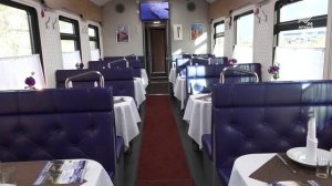 В Черкесск из Ростова-на-Дону прибыл туристический поезд под названием «Выходные в Домбае»