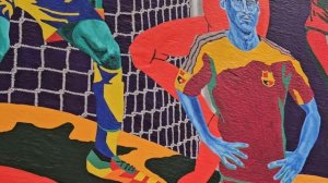 Выставка с участием Дмитрия Плоткина " Спорт сквозь время" на дизайн - заводе Флакон