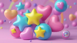 Видео‑антистресс: парящие 3D‑игрушки для уюта и вдохновения