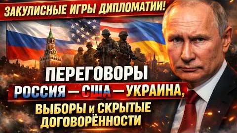 Переговоры Россия–США–Украина; выборы и скрытые договорённости смотреть онлайн