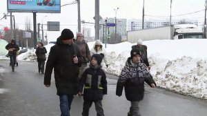 На Москву надвигается новый снегопад.