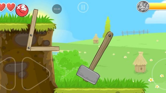 я смог пройти уровень в red ball #4