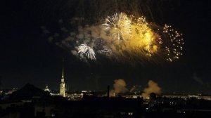 Салют 23 февраля 2026 Санкт-Петербург