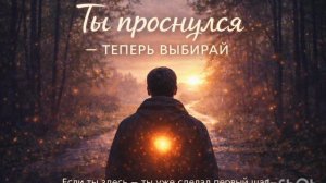 Ты проснулся. Теперь выбирай