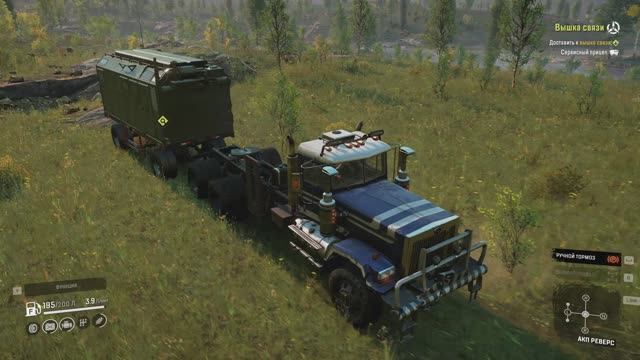 SnowRunner __  ПАШНИ. Вышка связи